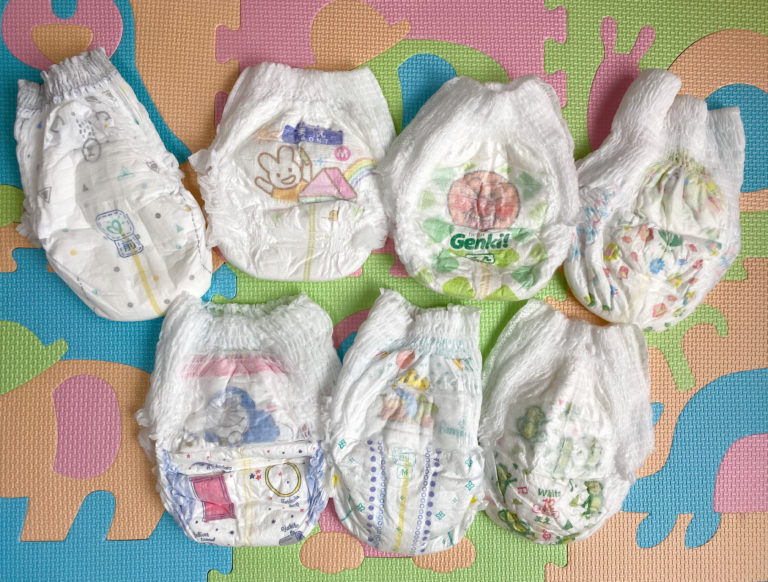Pull-Up Diapers for Babies and Toddlers in Japan