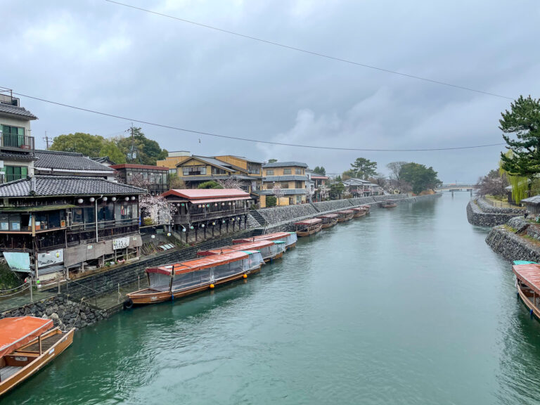 Uji in Kyoto with toddler