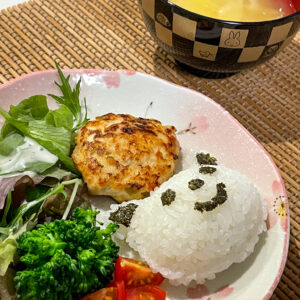 Japanese recipe tofu chicken patties for toddlers and babies