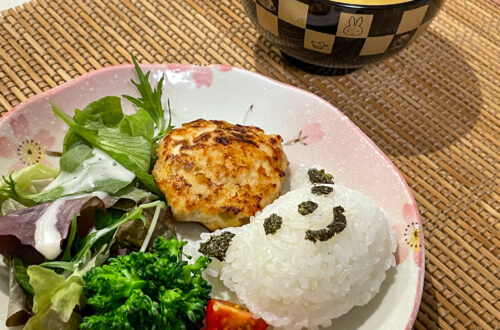 Japanese recipe tofu chicken patties for toddlers and babies