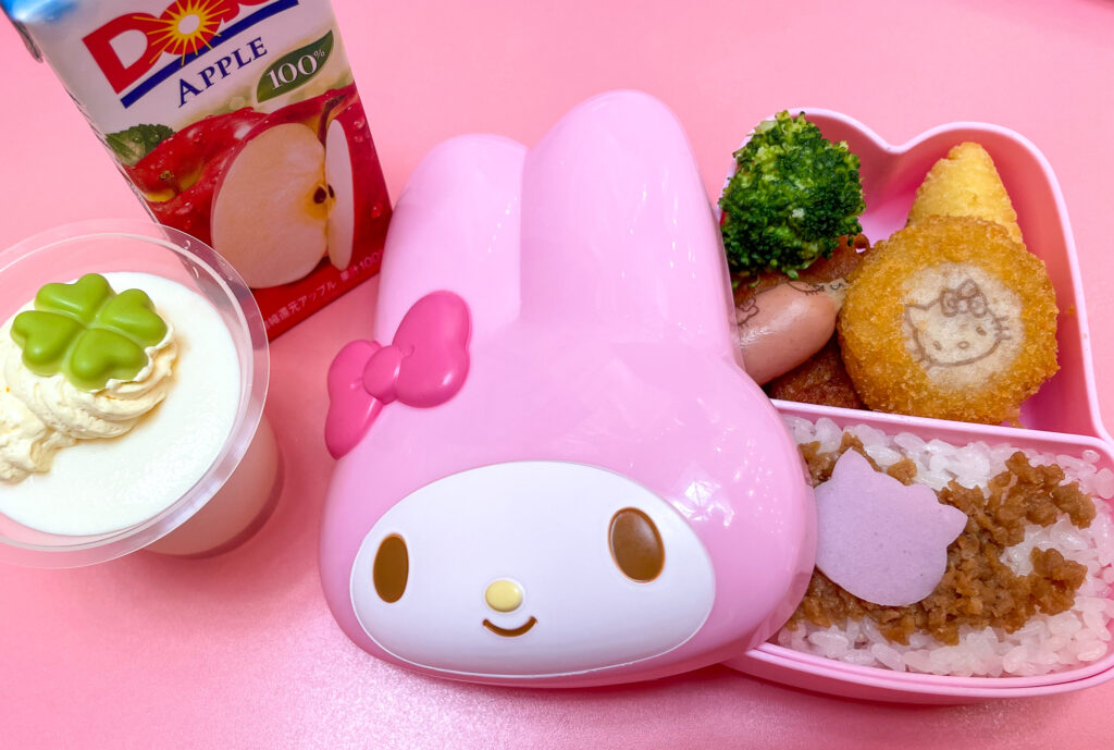 Sanrio Character Bento My Melody]We will introduce how to make a character  bento of My Melody 