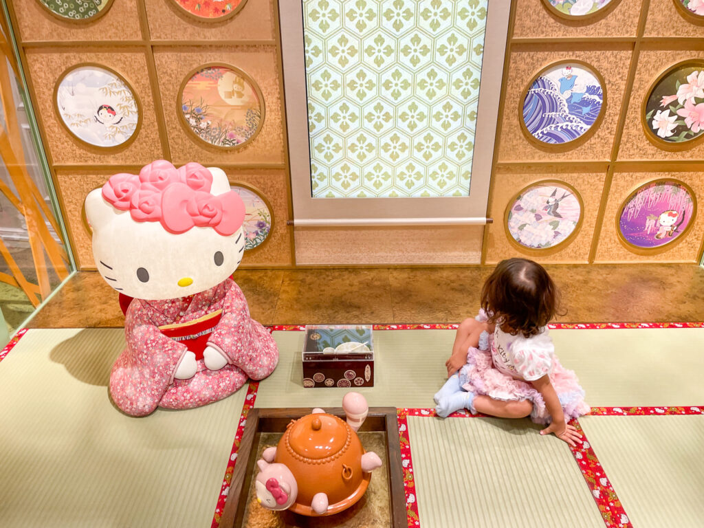 Sanrio Puroland with kids