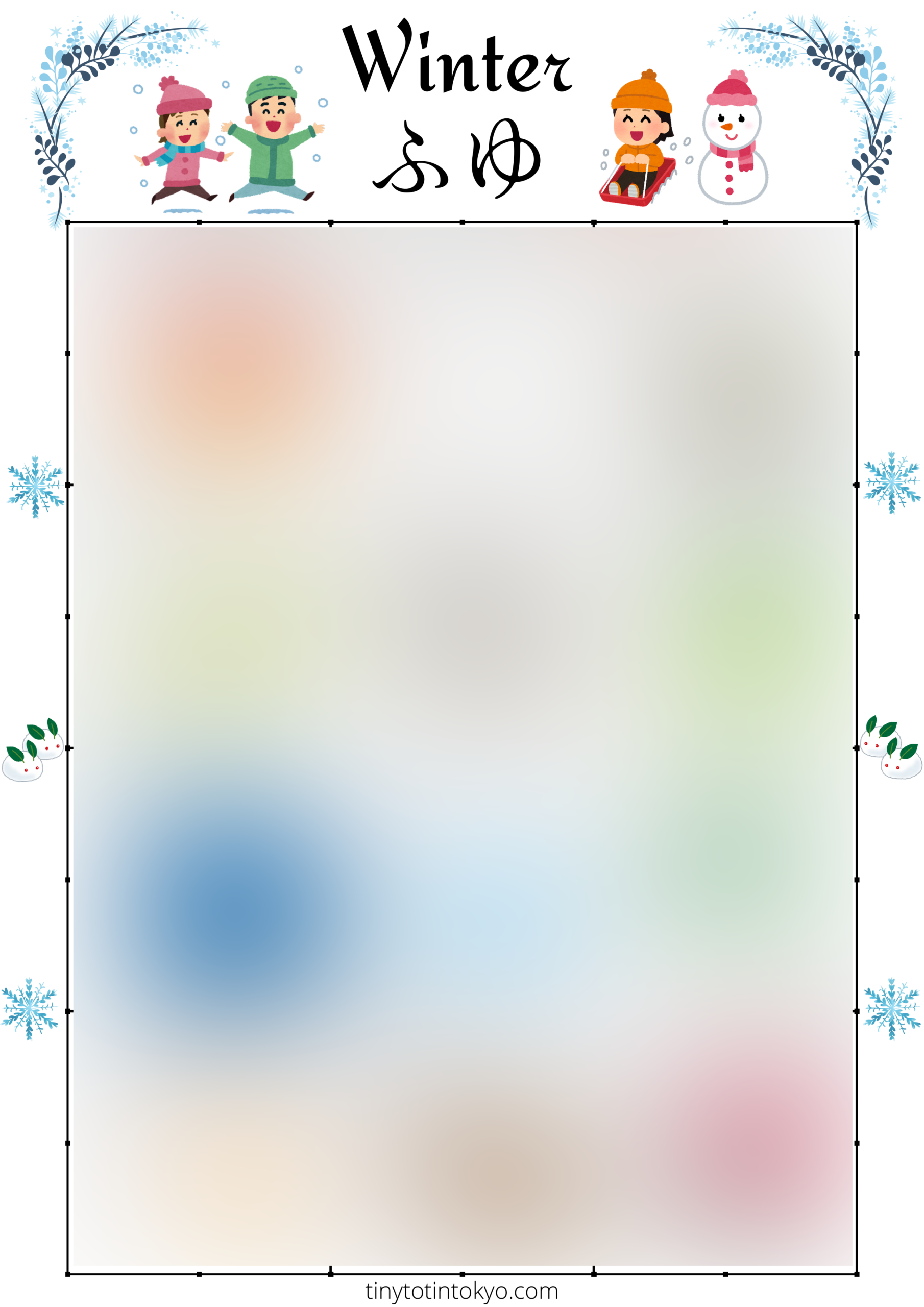Bilingual Japanese-English Winter Printable_tinytotintokyo