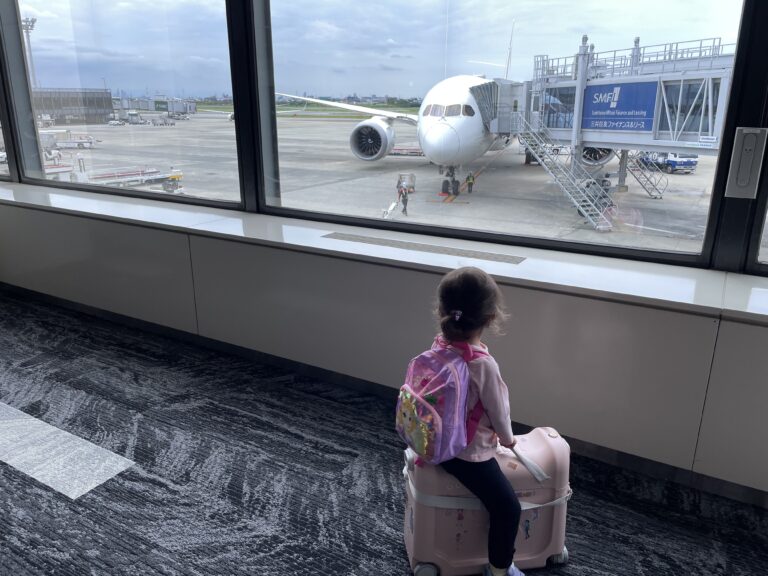 Traveling Internationally by Plane with a Toddler: Japan to Canada