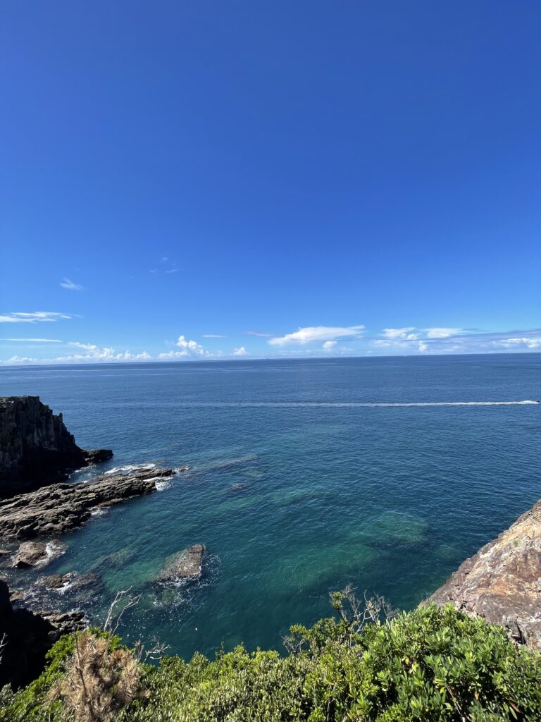 Cliff near Sandanbeki Cave