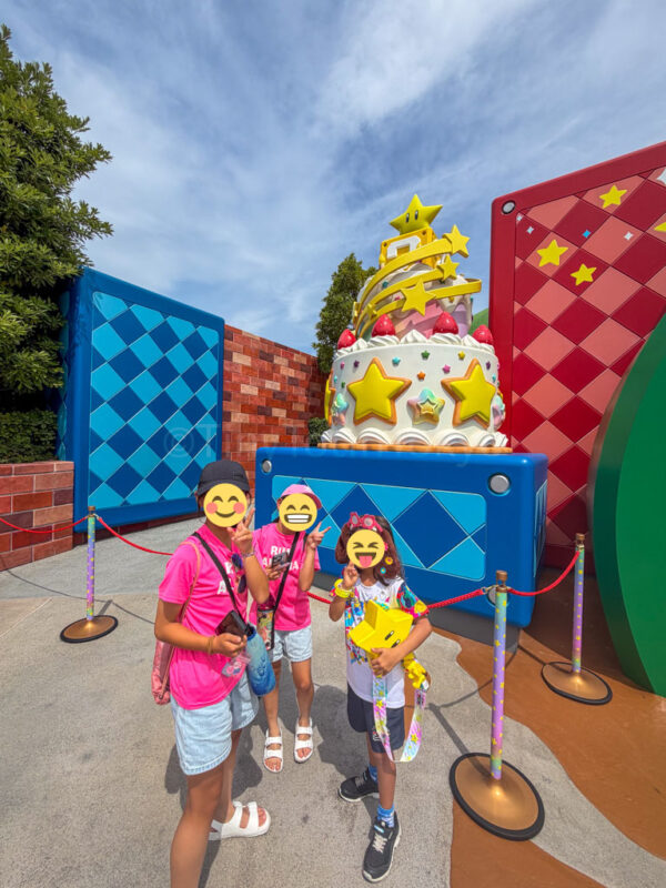 super nintendo world 5th anniversary decor at USJ