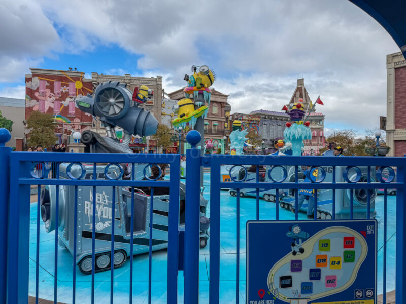 Minion Freeze Ray Slider Ride at universal studios Japan