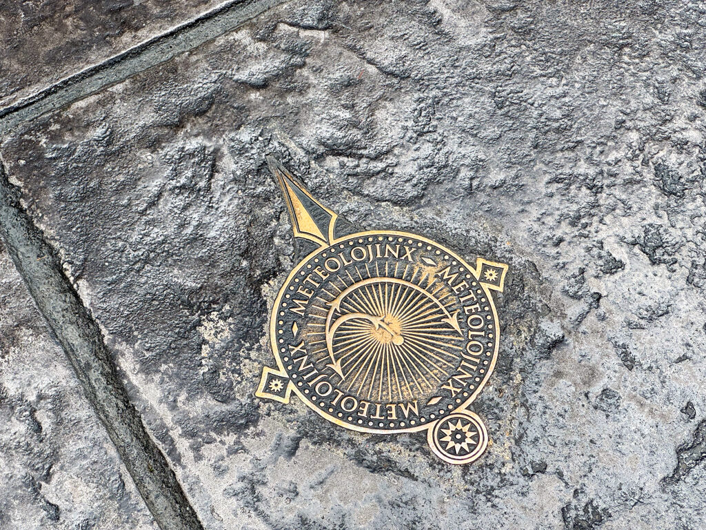 Plaque on the ground for wand magic in the harry potter area at universal studios japan