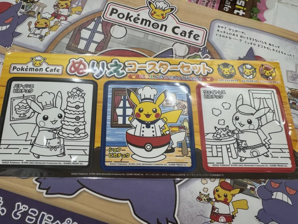 Pokemon Cafe Coaster Set
