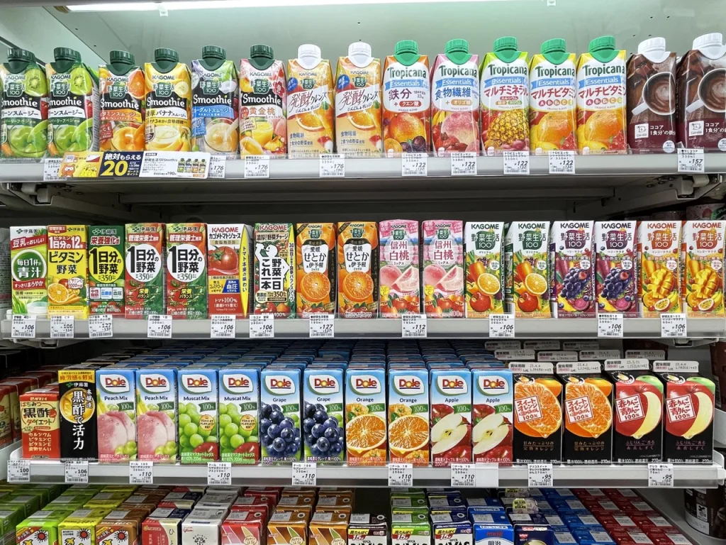 fruit juices in japan