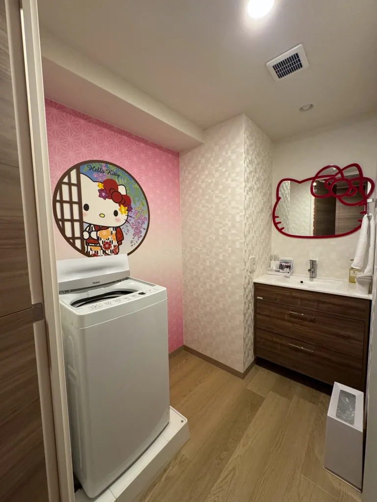 Washroom at the Hello Kitty Hotel 