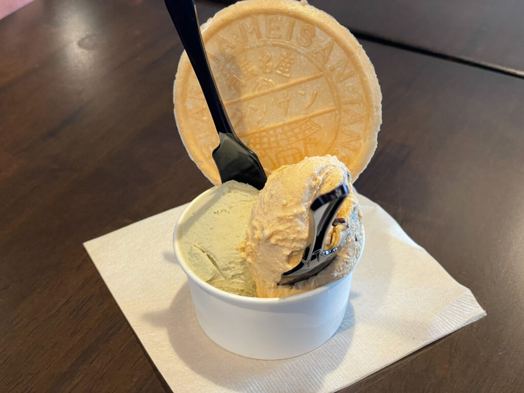 gelato at arima onsen