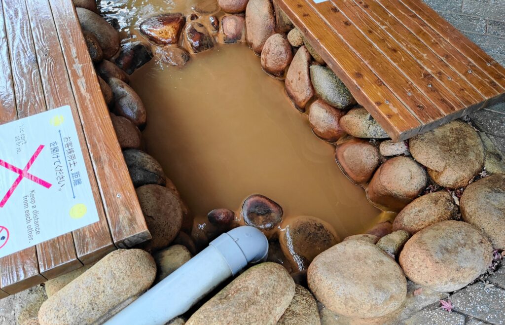 kinsen water at arima onsen