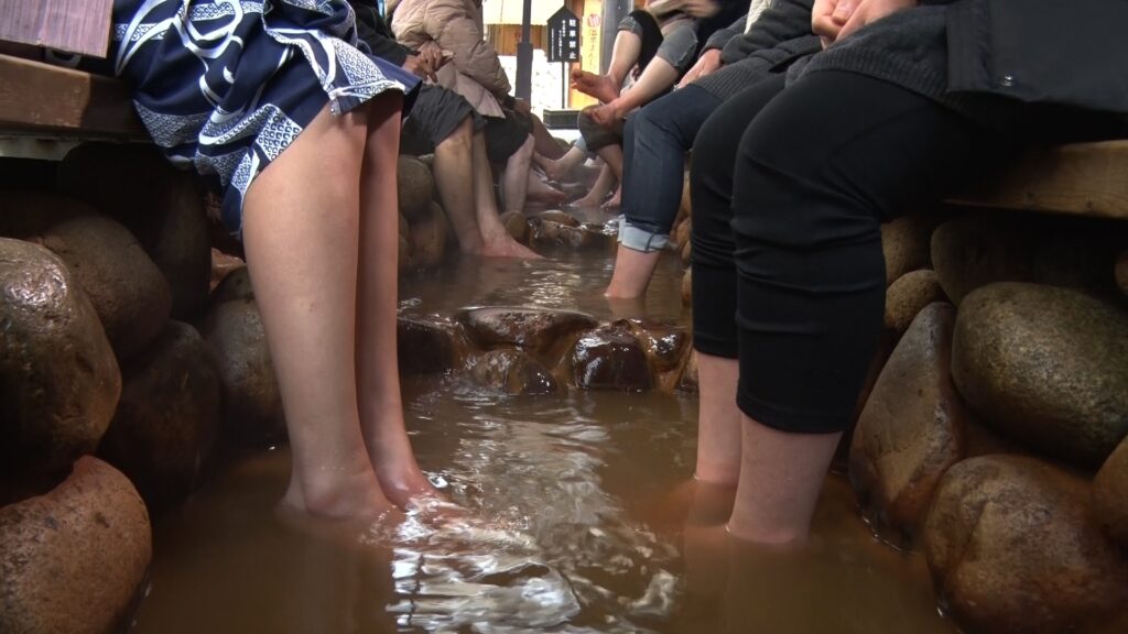 foot bath arima onsen
