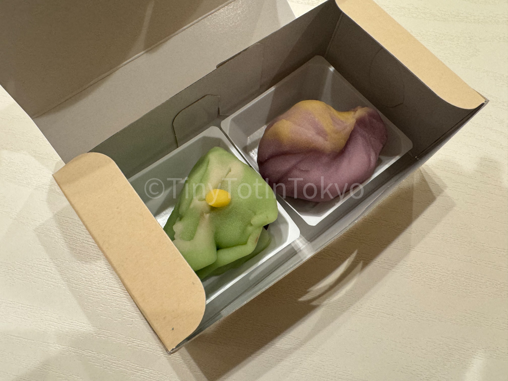 Japanese sweets made by a kid