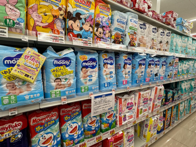 baby diapers in japan