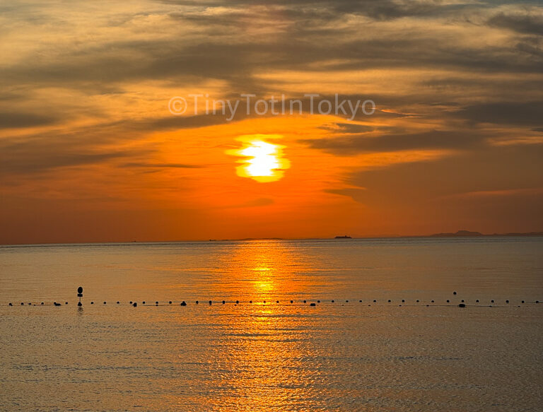 sunset at Awaji Island