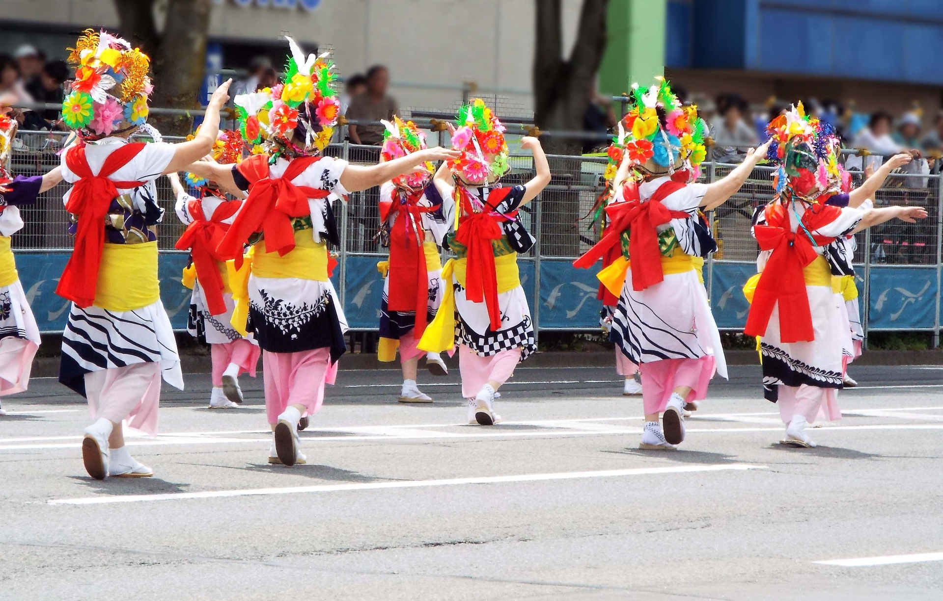 Dancers at the Aomori Nebuta Festival