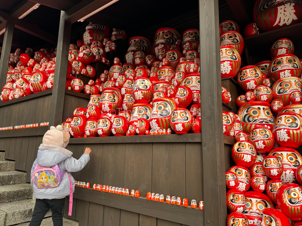 Kachi Daruma at Katsuoji Temple