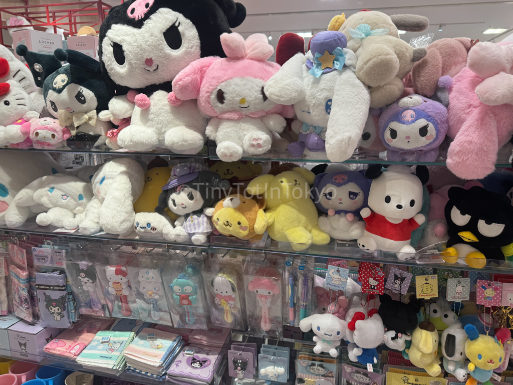 stuffed sanrio character toys in japan