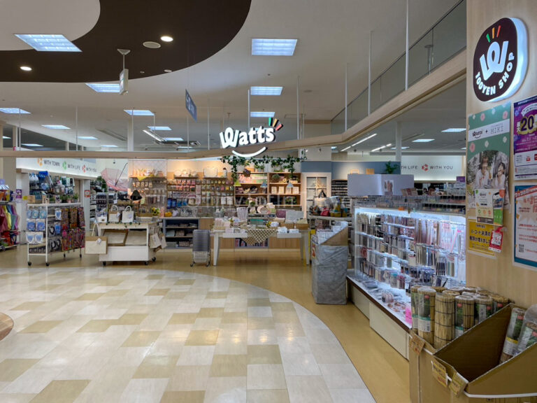 Watts 100 yen store in Japan