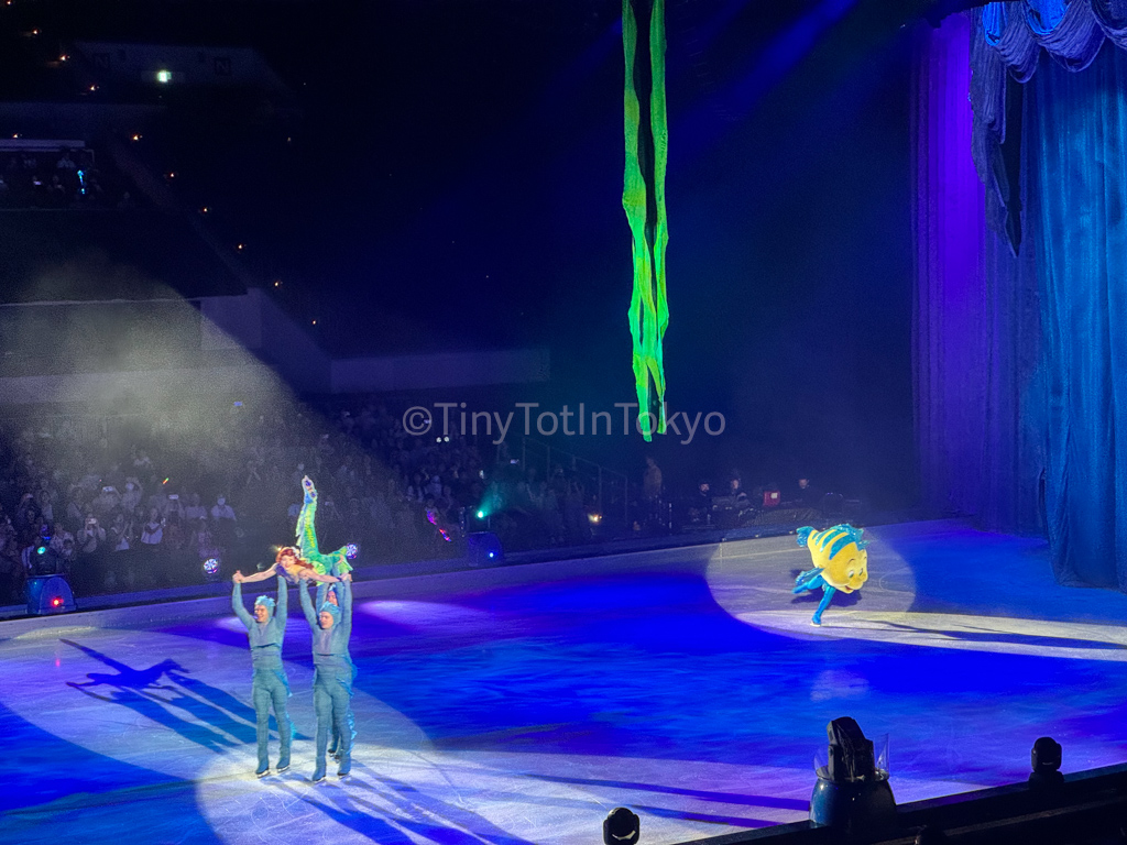 Little Mermaid segment at Disney on Ice in Japan 