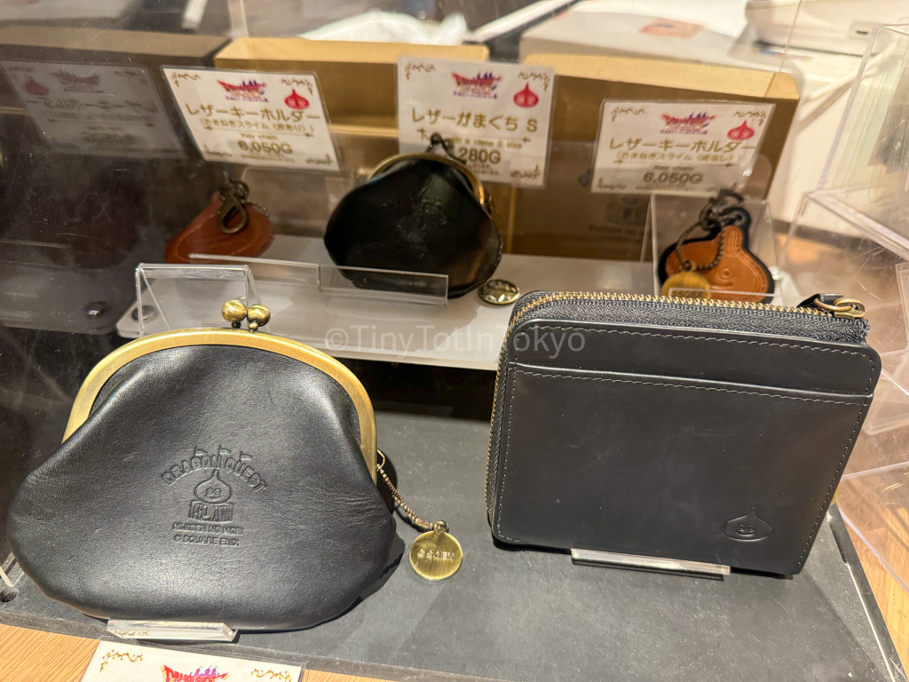 leather dragon quest wallets in Japan