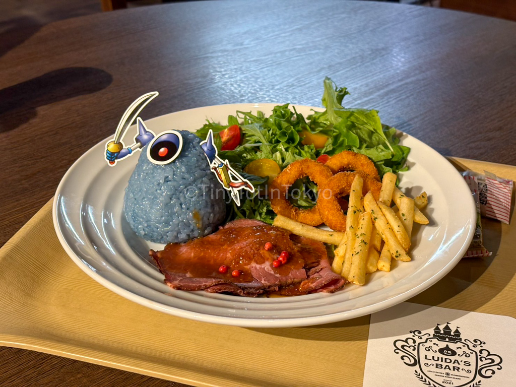 Roast Beef Meal at Dragon Quest Island in Japan