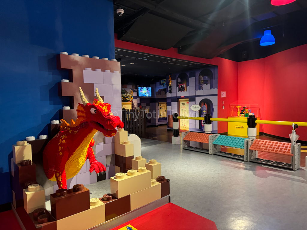 dragon inside of legoland osaka