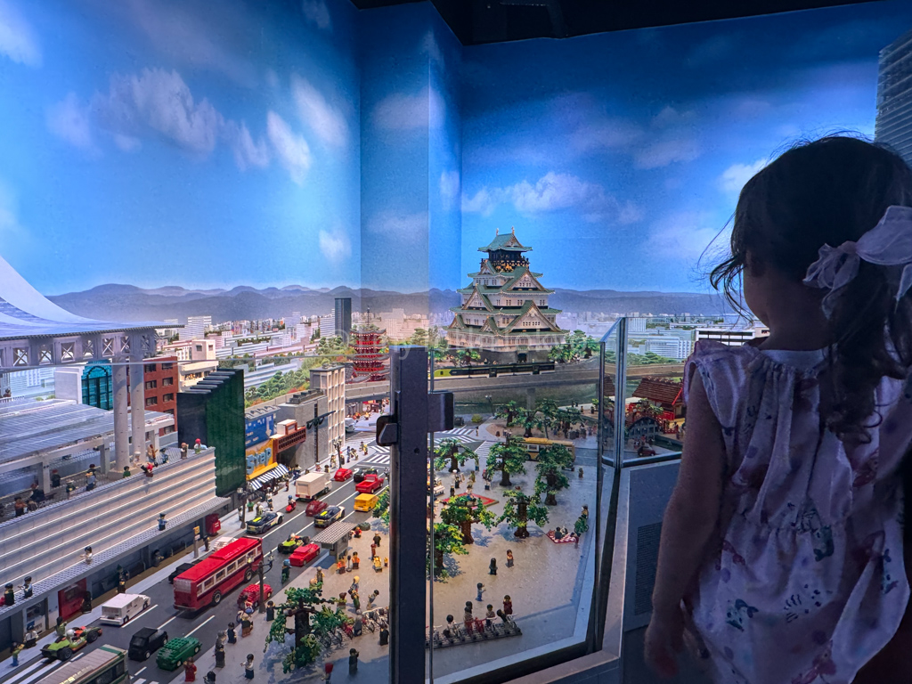 osaka castle made of lego at legoland osaka