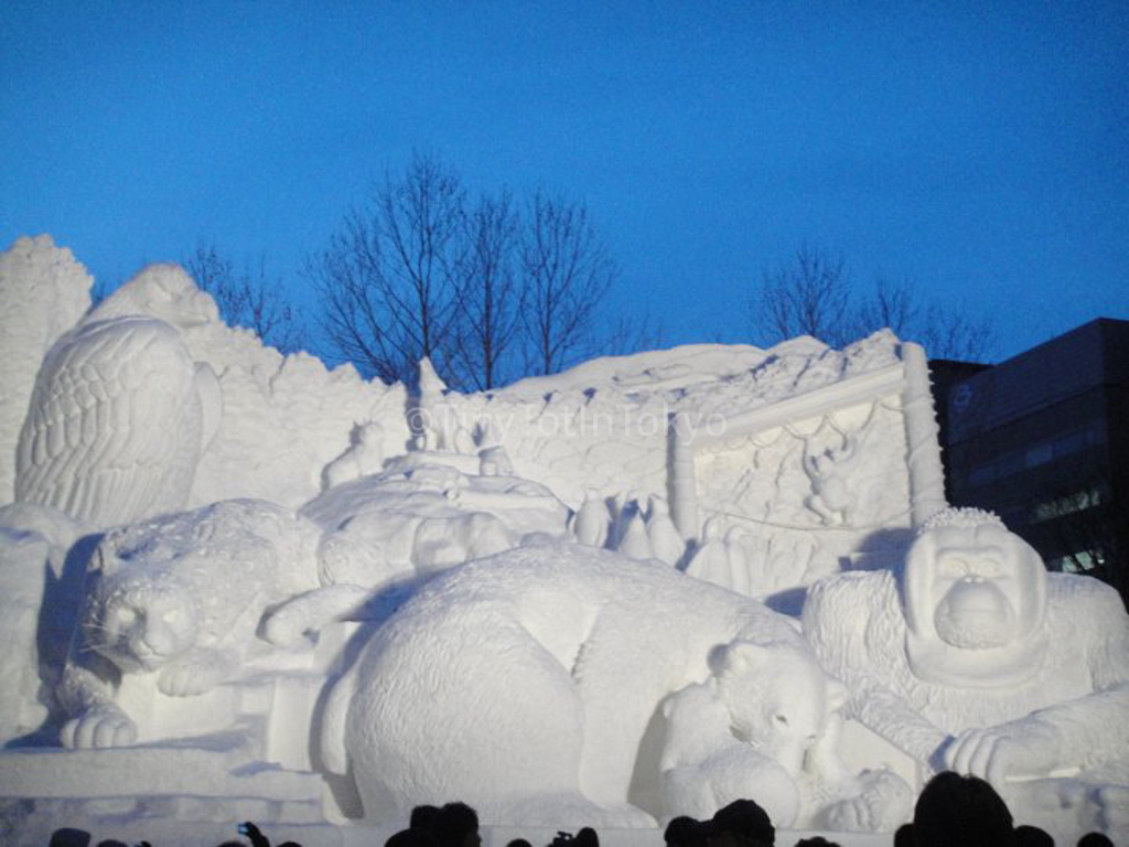 Sapporo Yuki Matsuri snow sculpture