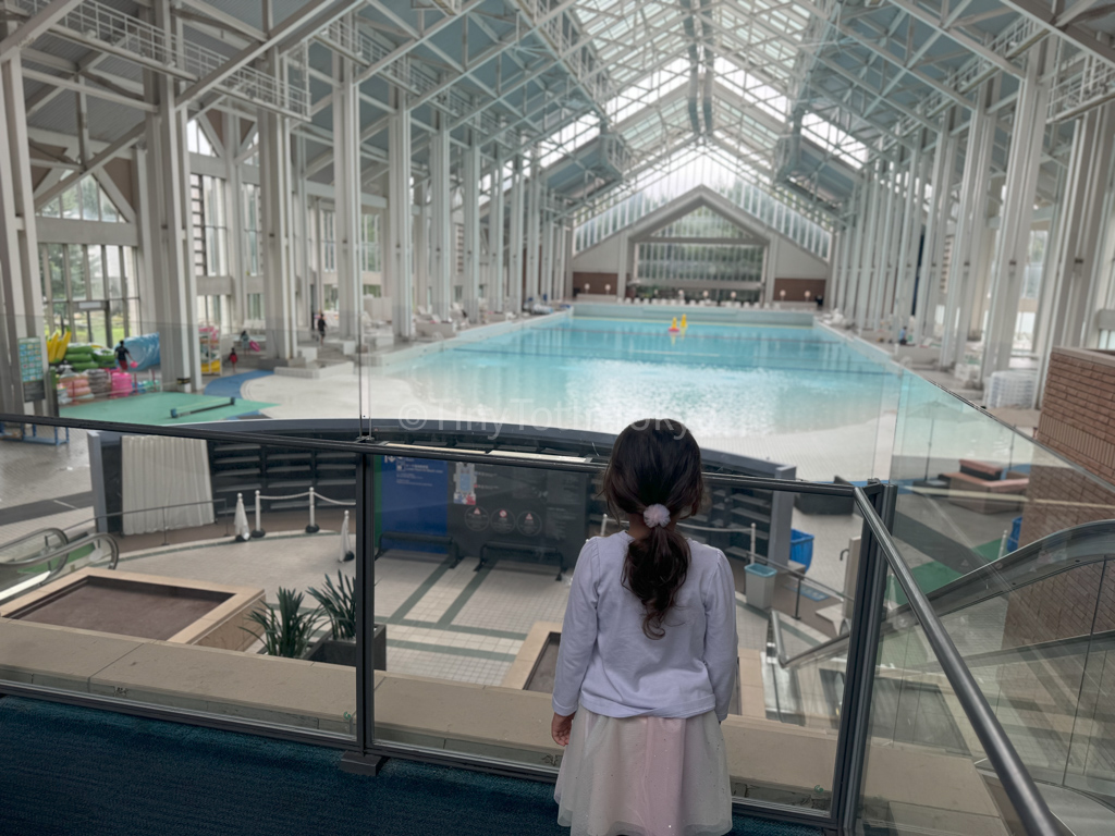 Mina Mina beach pool at Hoshino Resort Tomamu in Hokkaido