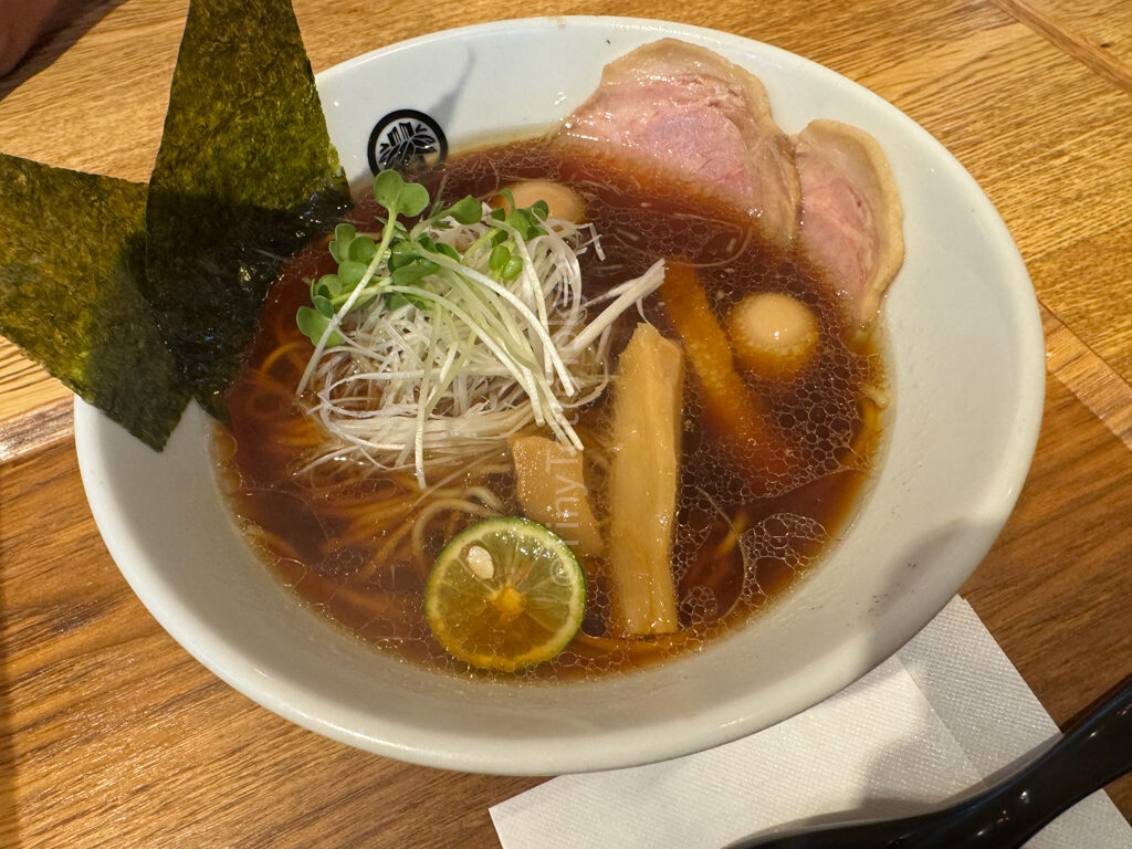 Yuzu ramen at Hoshino Resort Tomamu in Hokkaido