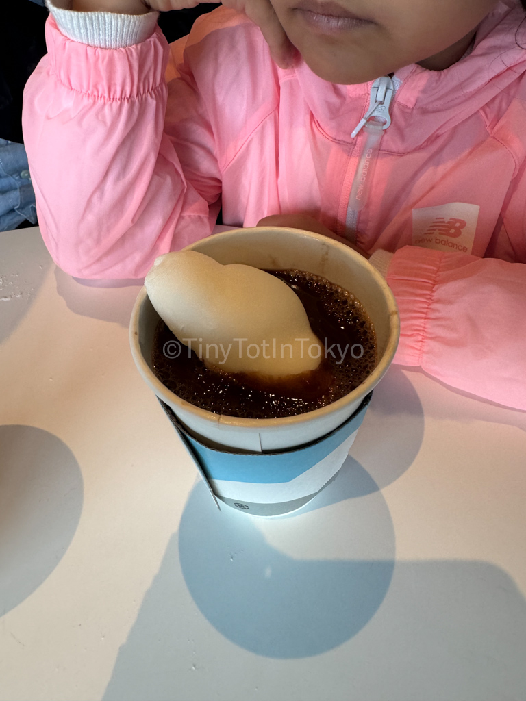 Hot chocolate at Kumo Cafe at Hoshino Resort Tomamu in Hokkaido