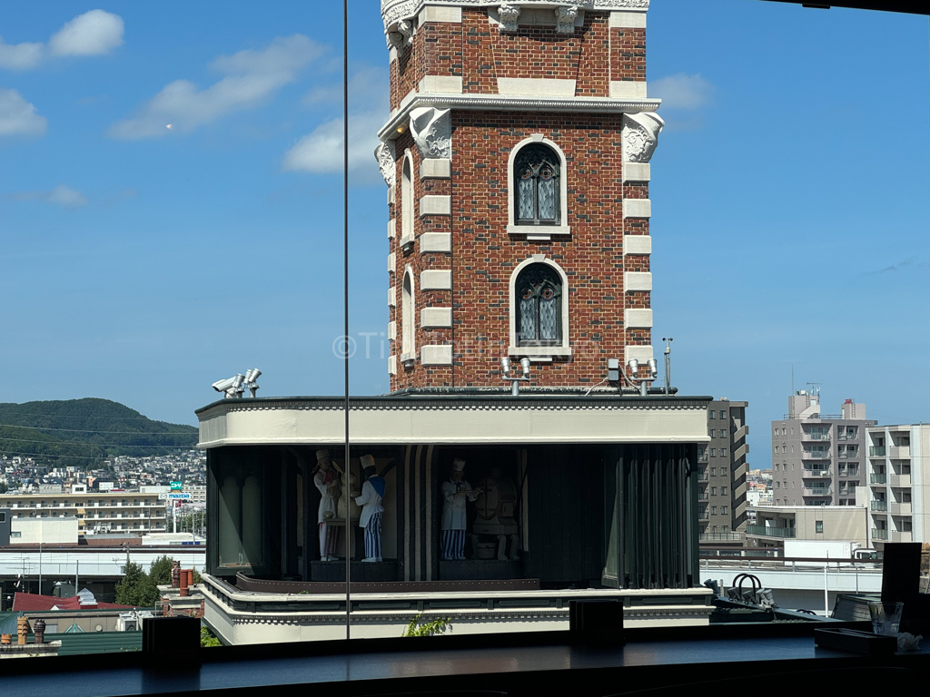 View of Clock tower from Chocolate Lounge OXFORD