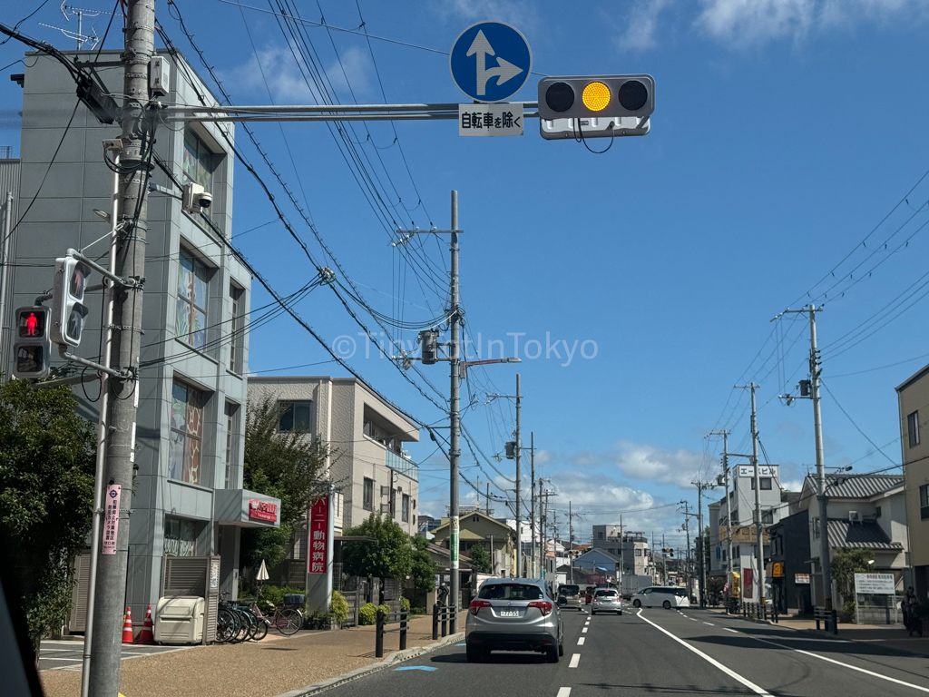 Yellow light in Japan