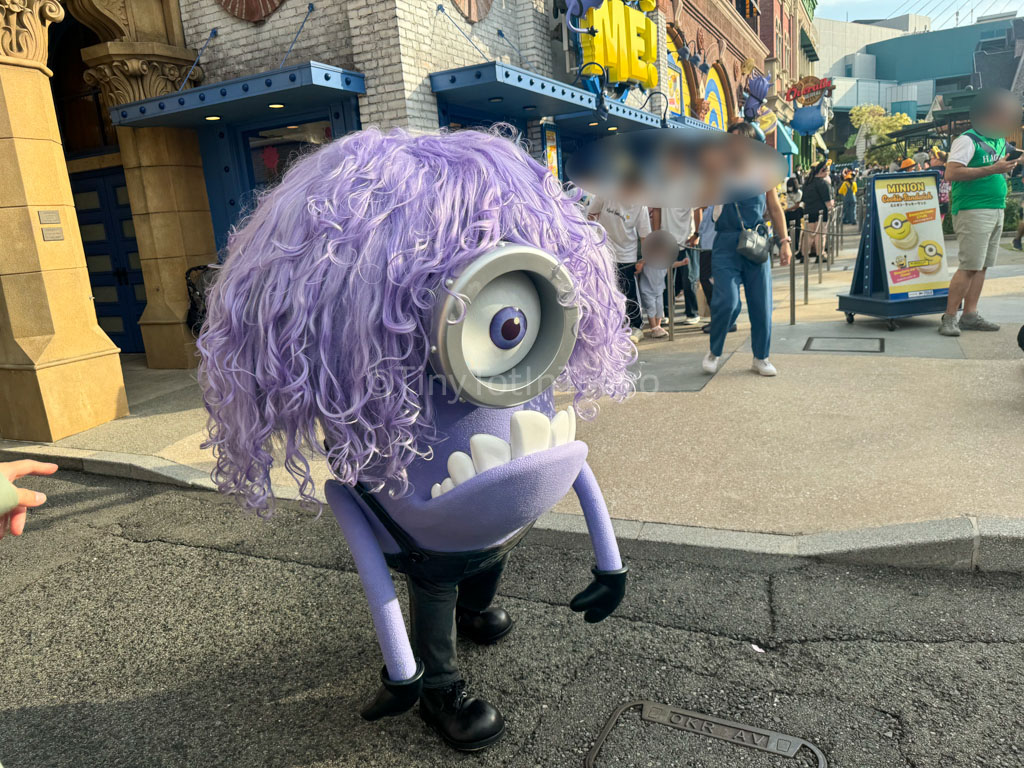 Halloween purple Minion at Universal Studios Japan USJ