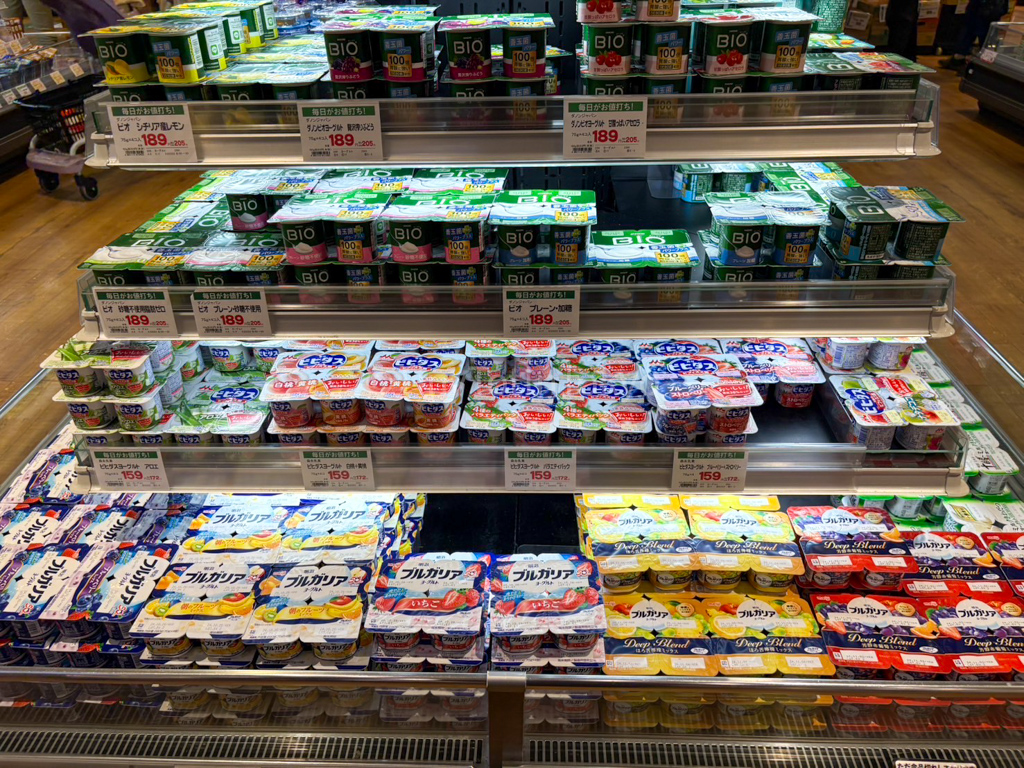 Yogurt for kids in Japan