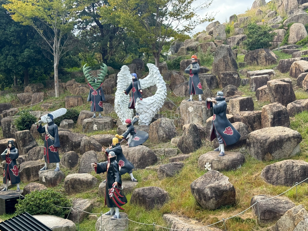 Earth scroll attraction at the the naruto theme park in Japan