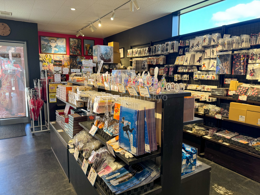 Souvenir store at naruto theme park in Japan