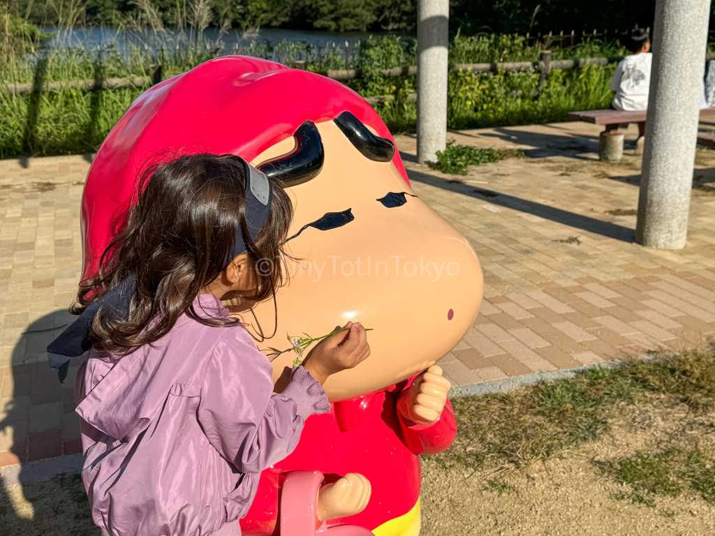 Crayon Shinchan at Wooden Playground in Awaji