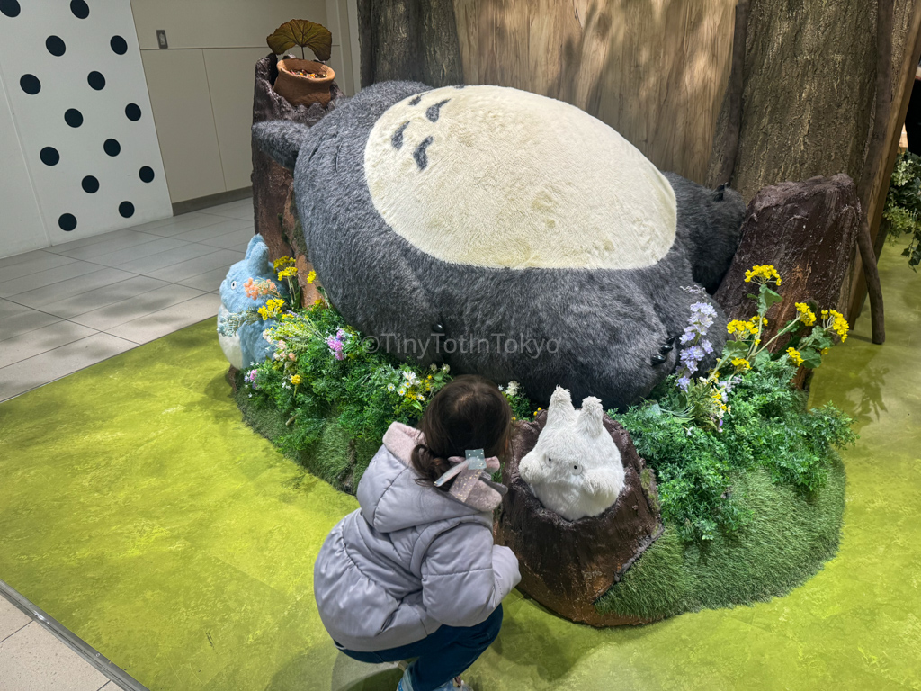 Totoro photo spot at Ghibli Store in Umeda 