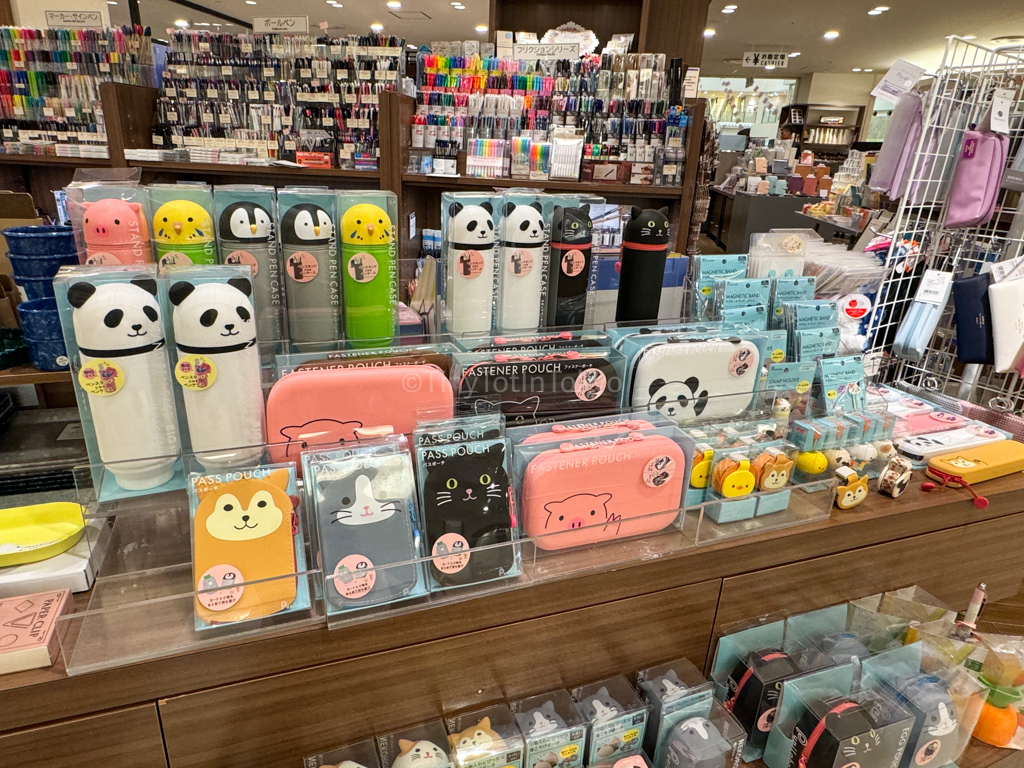 Inside Umeda SOUQ stationary store