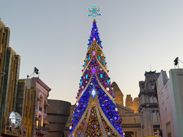 Christmas tree at Universal Studios Japan