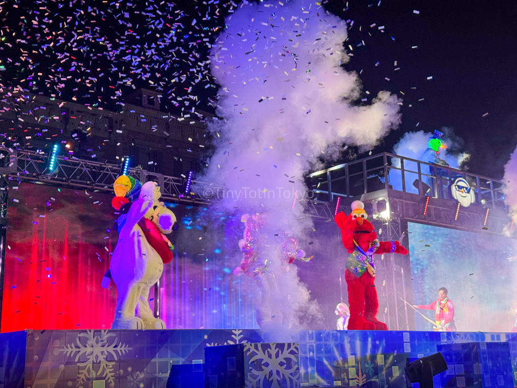 electric snow party Christmas at Universal Studios Japan 