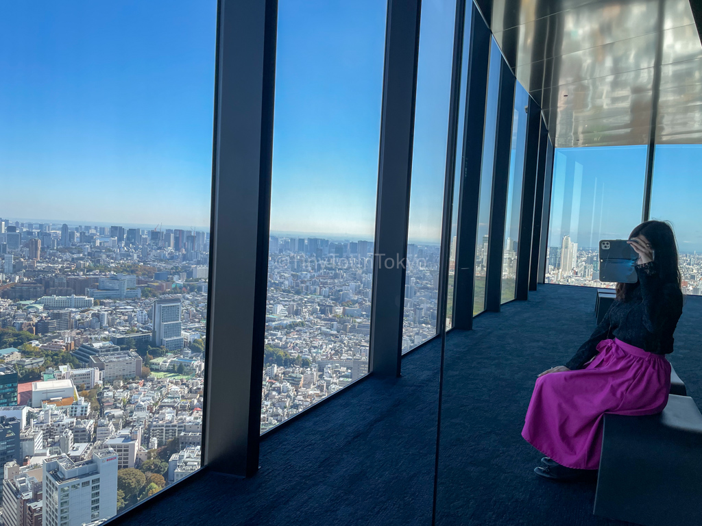 Inside Shibuya Sky in Tokyo