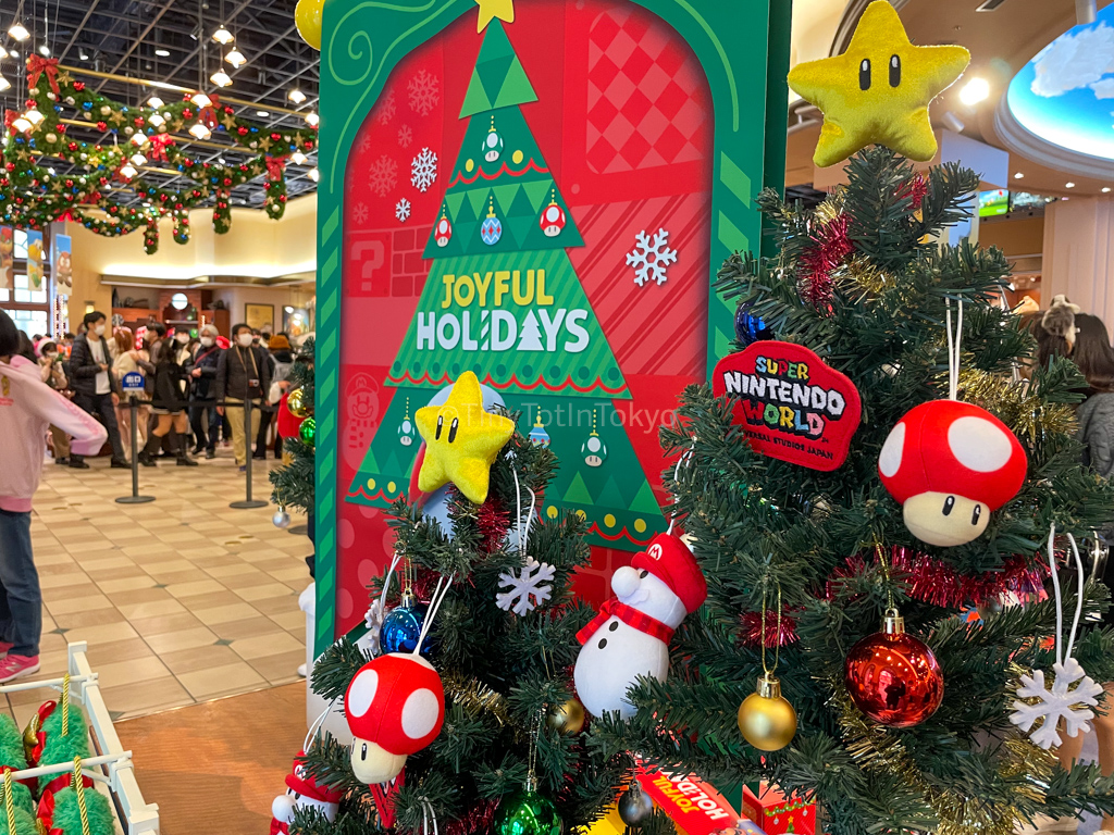 Mario Christmas merchandise at Universal Studios Japan