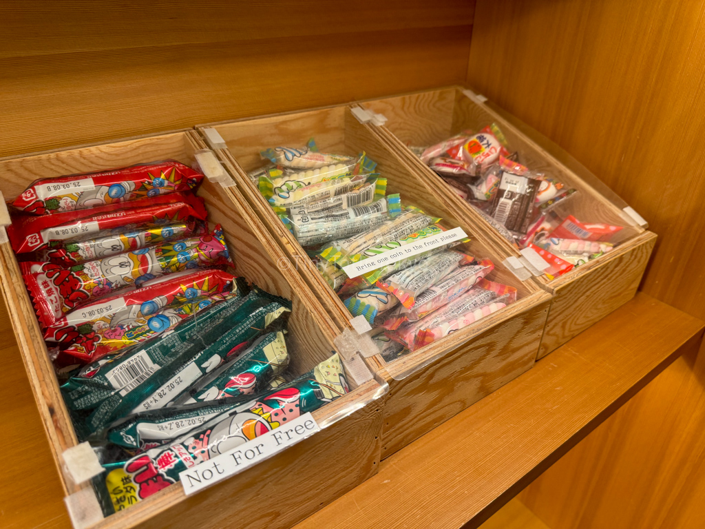 umaibo snacks at MIMARU Apartment Hotel in Osaka