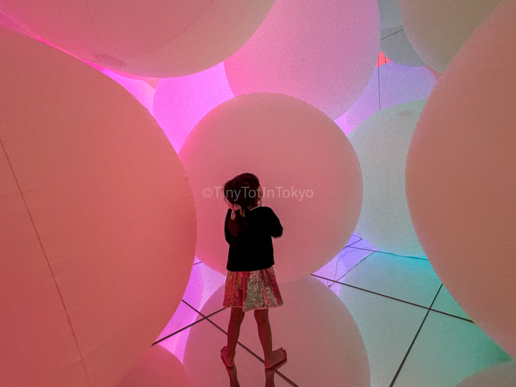 teamlab planets with kids