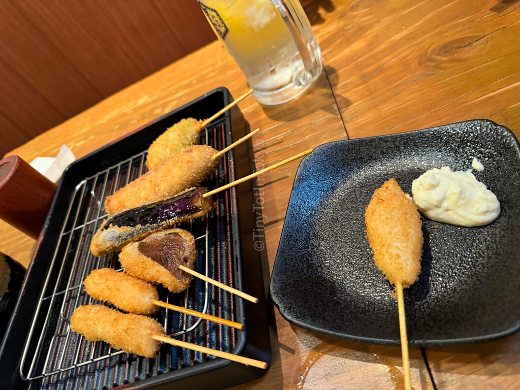 Kushikatsu in Osaka